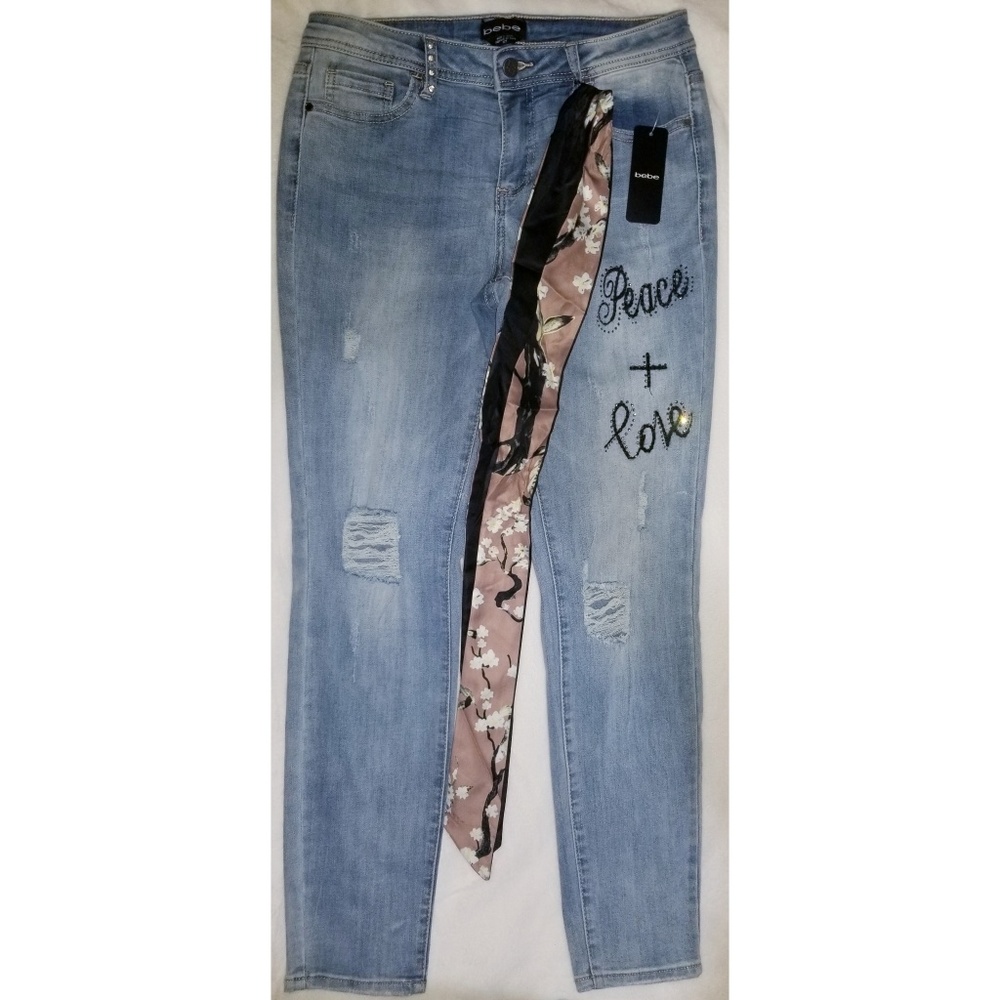 BEBE WOMEN'S JEANS SIZE: 27